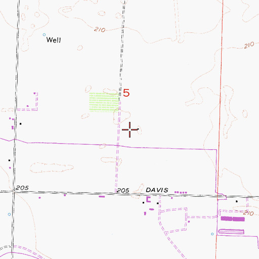 Topographic Map of West Lake Ranch (historical), CA