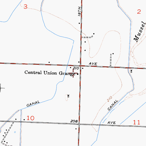 Topographic Map of Jacobs School (historical), CA