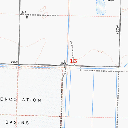 Topographic Map of New Home School (historical), CA