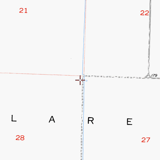 Topographic Map of Chatom Ranch (historical), CA