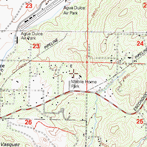 Topographic Map of Elkhorn Lodge, CA