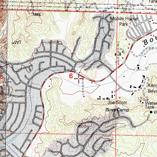 Topographic Map of New Era School (historical), CA