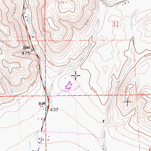 Topographic Map of Las Positas College, CA
