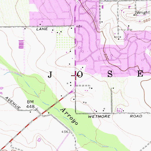 Topographic Map of Independence Park, CA