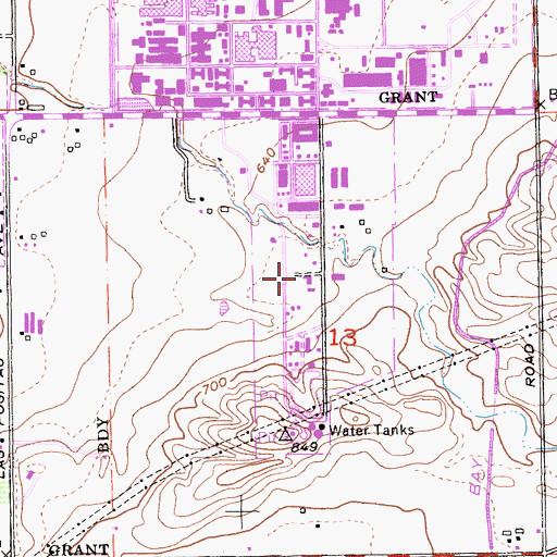Topographic Map of Sandia National Laboratories, CA