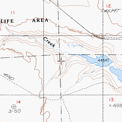 Topographic Map of Biscar State Wildlife Area, CA