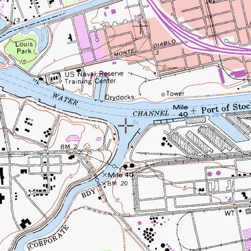 Topographic Map of Carnazzani Island (historical), CA