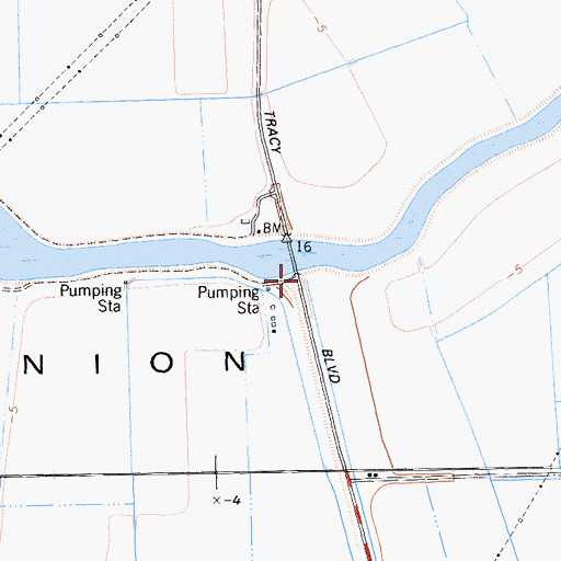 Topographic Map of Fish Camp Landing, CA