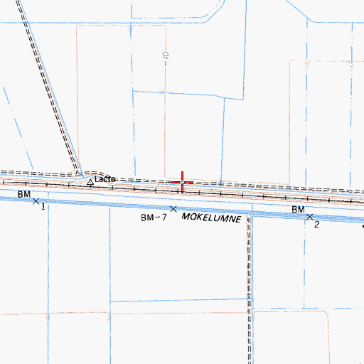 Topographic Map of Lacto (historical), CA