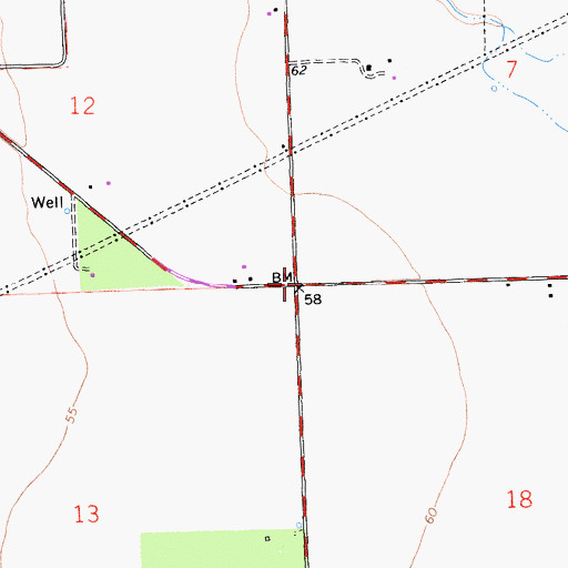 Topographic Map of Mount Carmel School (historical), CA