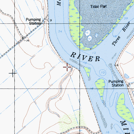 Topographic Map of Nibs Slough, CA