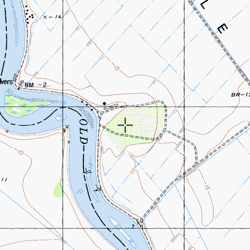Topographic Map of Turner Lake (historical), CA