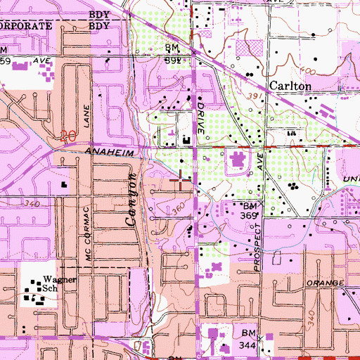 Topographic Map of Daum (historical), CA