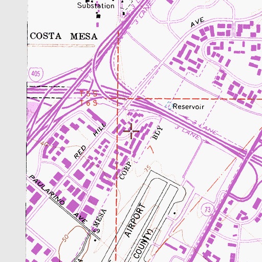 Topographic Map of Martins Landing Field (historical), CA