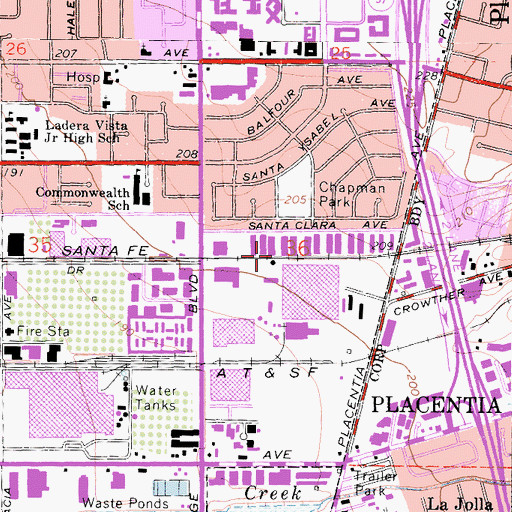 Topographic Map of Santa Ysabel (historical), CA
