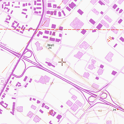 Topographic Map of Sprig Gun Club (historical), CA