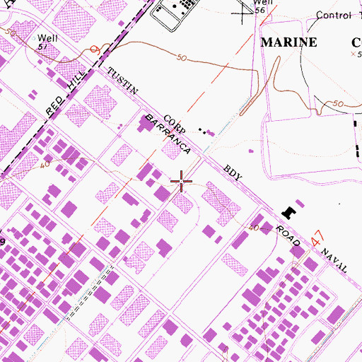 Topographic Map of Twenty Ranch Gun Club (historical), CA