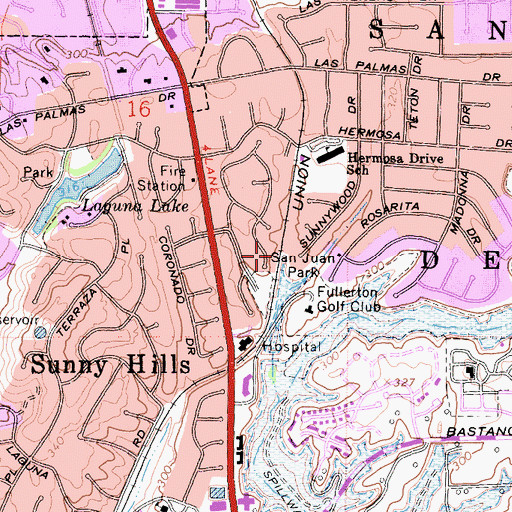 Topographic Map of Viejo Siding (historical), CA