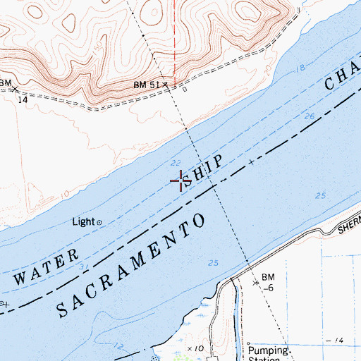 Topographic Map of Lone Tree Island (historical), CA