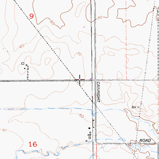 Topographic Map of Red School (historical), CA