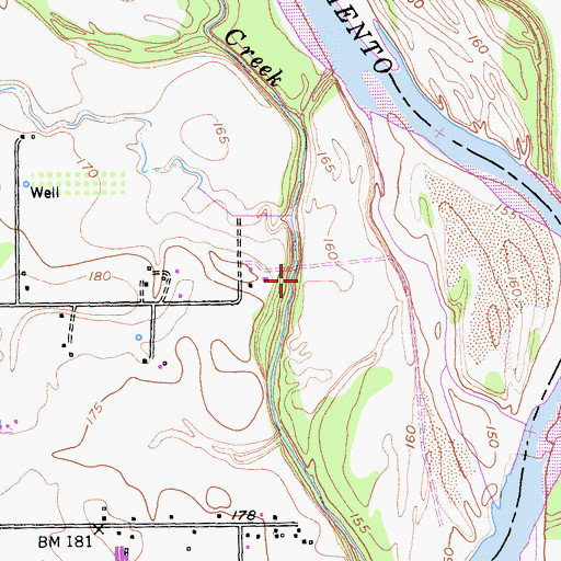 Topographic Map of Hoodlum Chute, CA