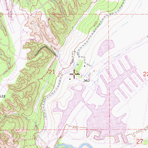 Topographic Map of Rancho Rio Alto, CA