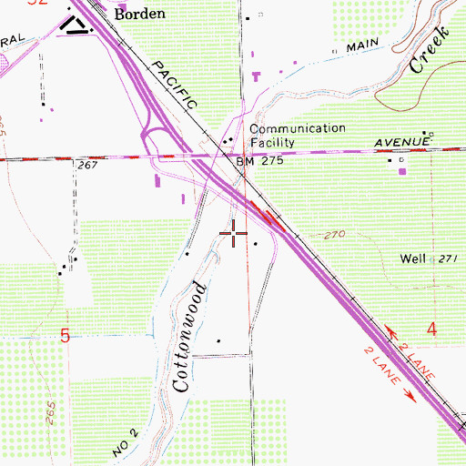 Topographic Map of Arcola School (historical), CA