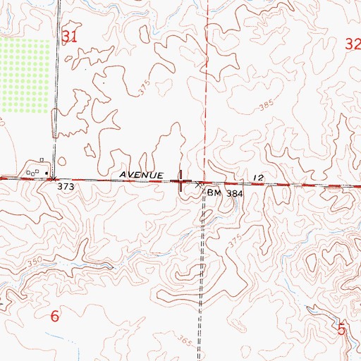 Topographic Map of Deep Well School (historical), CA