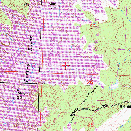 Topographic Map of Eighteenmile House (historical), CA