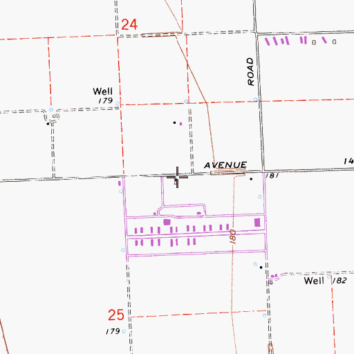 Topographic Map of Rattlesnake Well (historical), CA