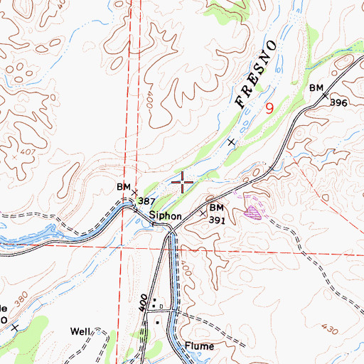 Topographic Map of Twelvemile House (historical), CA