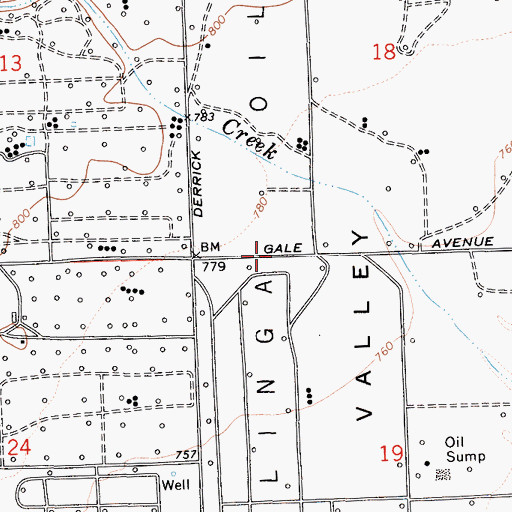 Topographic Map of Claremont School (historical), CA