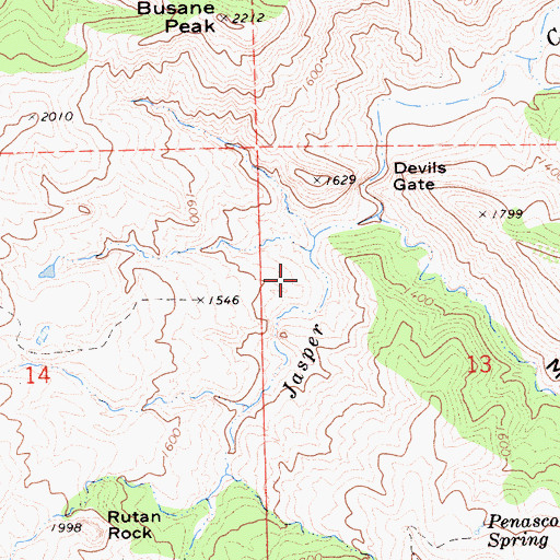 Topographic Map of Clawson Cabin (historical), CA