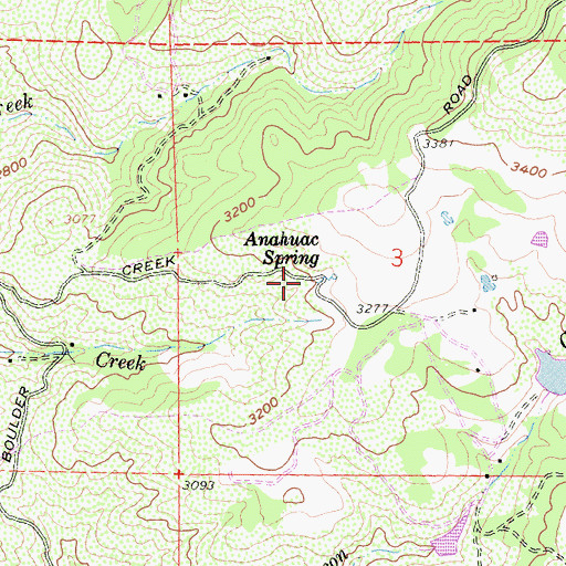 Topographic Map of Anahuac School (historical), CA