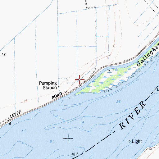 Topographic Map of Blumenberg (historical), CA