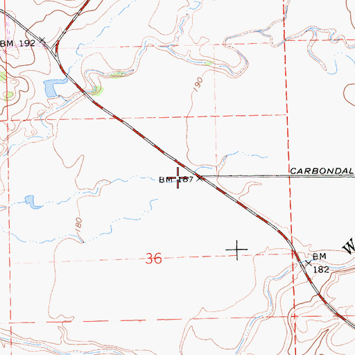 Topographic Map of Buckeye School (historical), CA