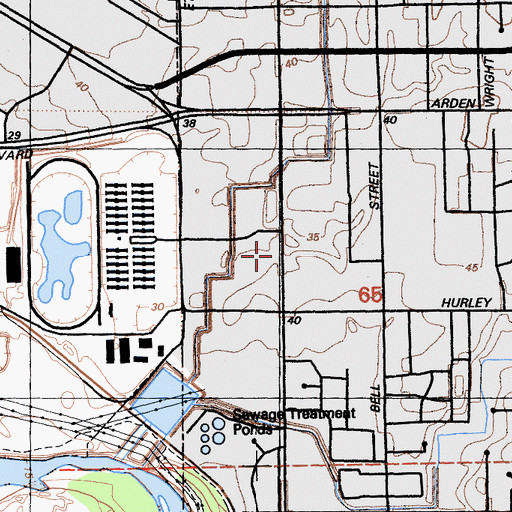 Topographic Map of Corral Lake (historical), CA