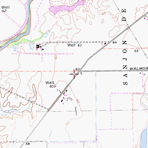 Topographic Map of Davis School (historical), CA