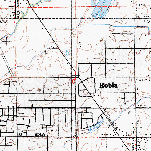 Topographic Map of Oak Grove School (historical), CA