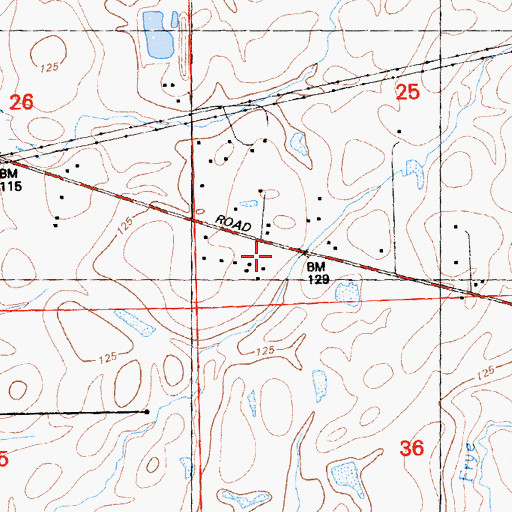 Topographic Map of Twelvemile House (historical), CA