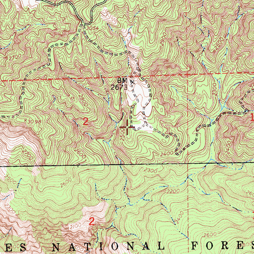 Topographic Map of Krenkels Ranch (historical), CA