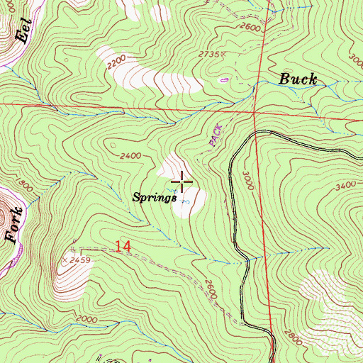 Topographic Map of Montague Ranger Station (historical), CA