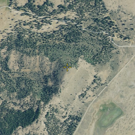 Aerial/Satellite Image of McElroy Hill, CA