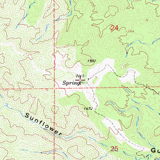 Topographic Map of Banfield Place, CA