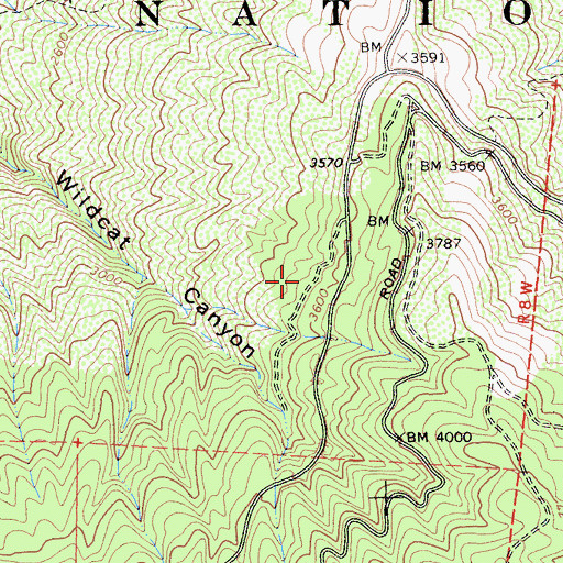 Topographic Map of Reynolds Place (historical), CA