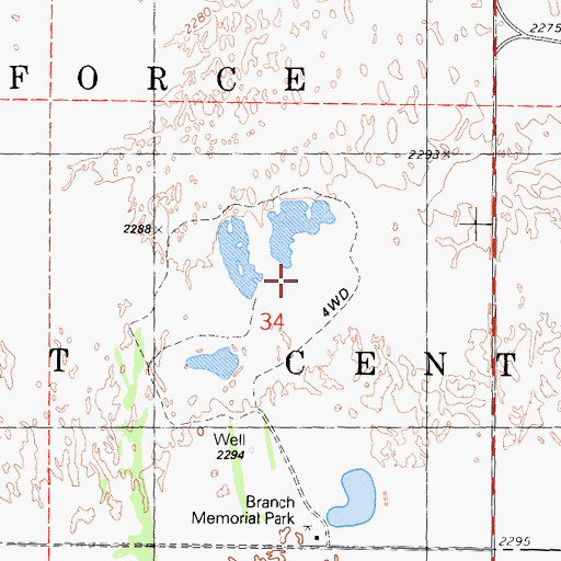 Topographic Map of Oasis Duck Club (historical), CA