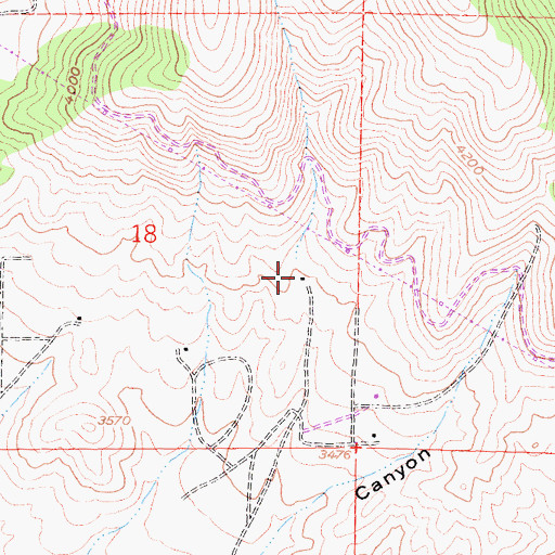 Topographic Map of Casa Juvan, CA