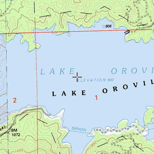 Topographic Map of Enterprise (historical), CA