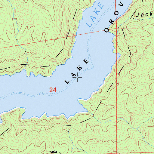 Topographic Map of Fairfield Bar, CA