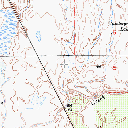 Topographic Map of Goose Lake (historical), CA